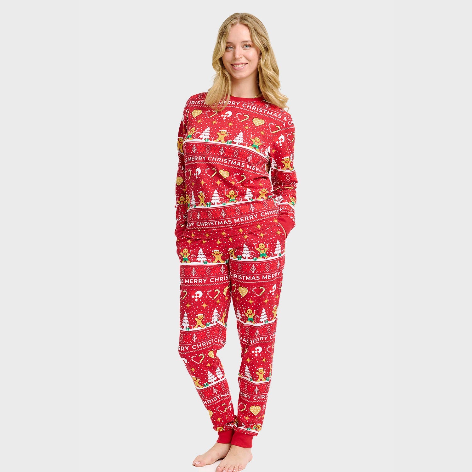 Christmas Cookie julepysj rød – Dame